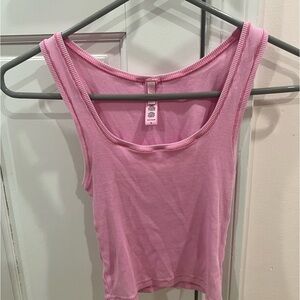 skims cotton rib tank top size small